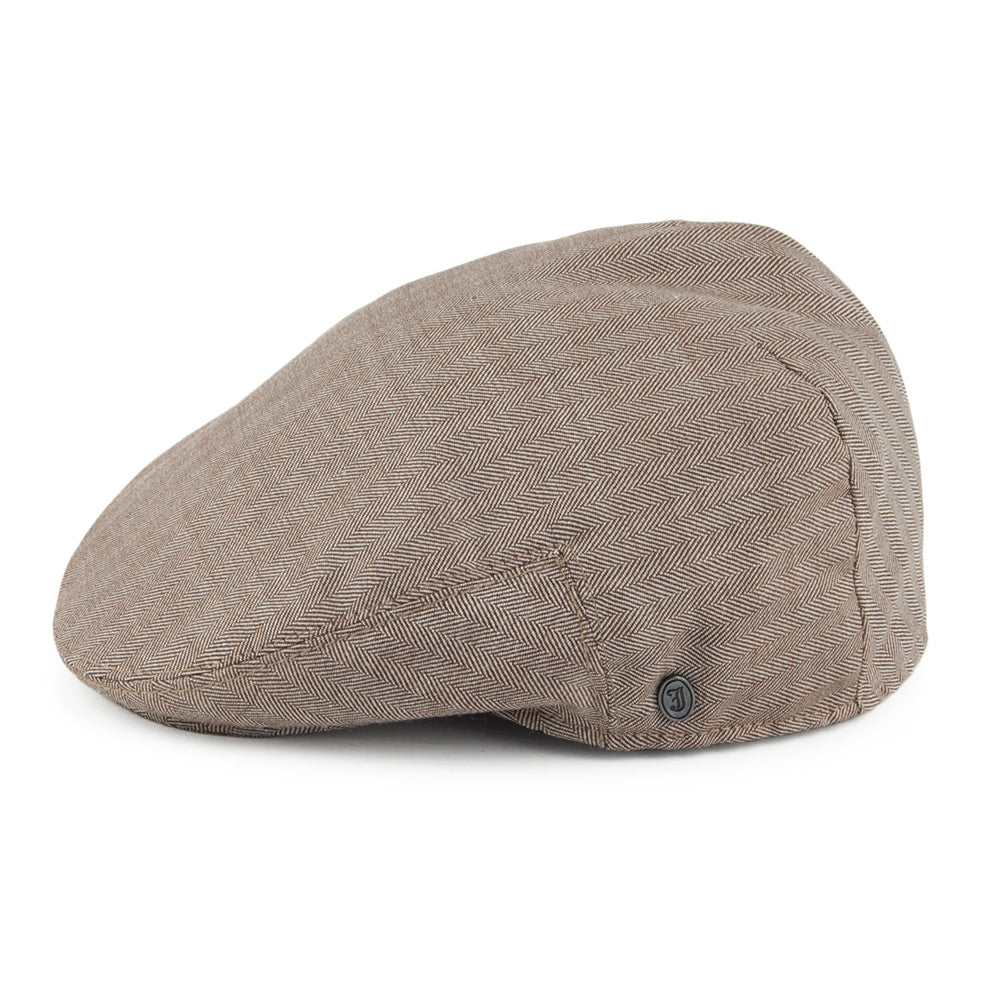 Gorra plana Chicago de diseño de espiga de Jaxon & James - Bronce