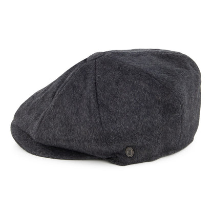 Gorra Newsboy de lana pura Harlem de Jaxon & James - Antracita