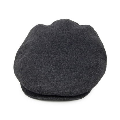 Gorra plana Harlem de lana pura de Jaxon & James - Antracita