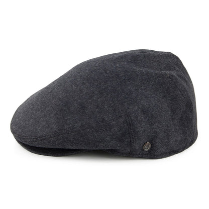 Gorra plana Harlem de lana pura de Jaxon & James - Antracita