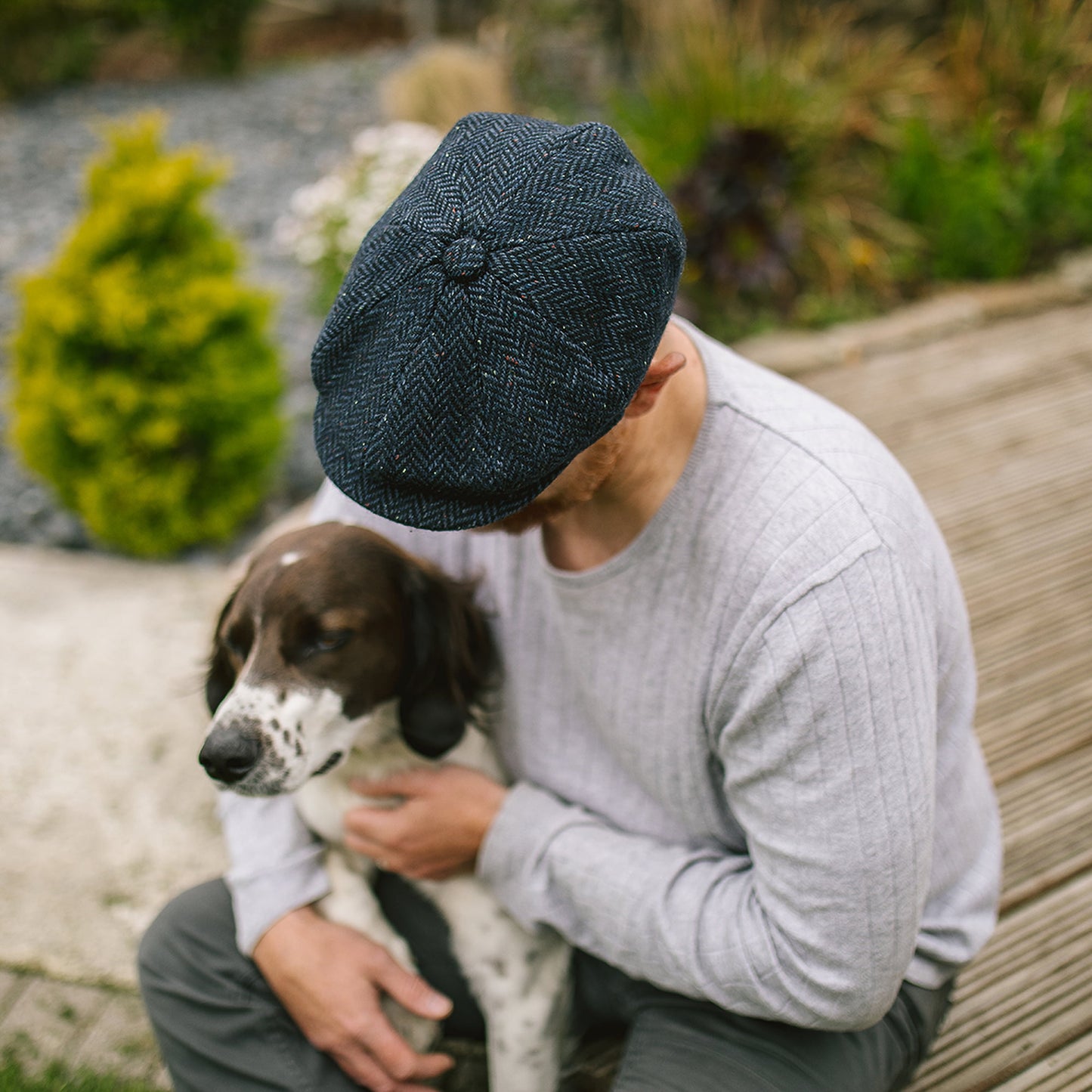 Gorra Newsboy Brooklyn de Jaxon & James - Azul Marino