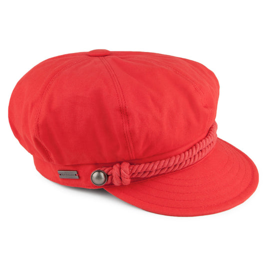 Gorra marinera Baker Boy de Betmar - Rojo