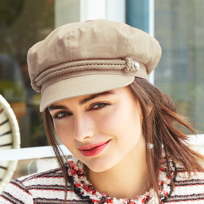 Gorra marinera Baker Boy de Betmar - Kaki