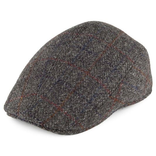 Gorra plana Ascot de HARRIS TWEED de Crambes - Gris