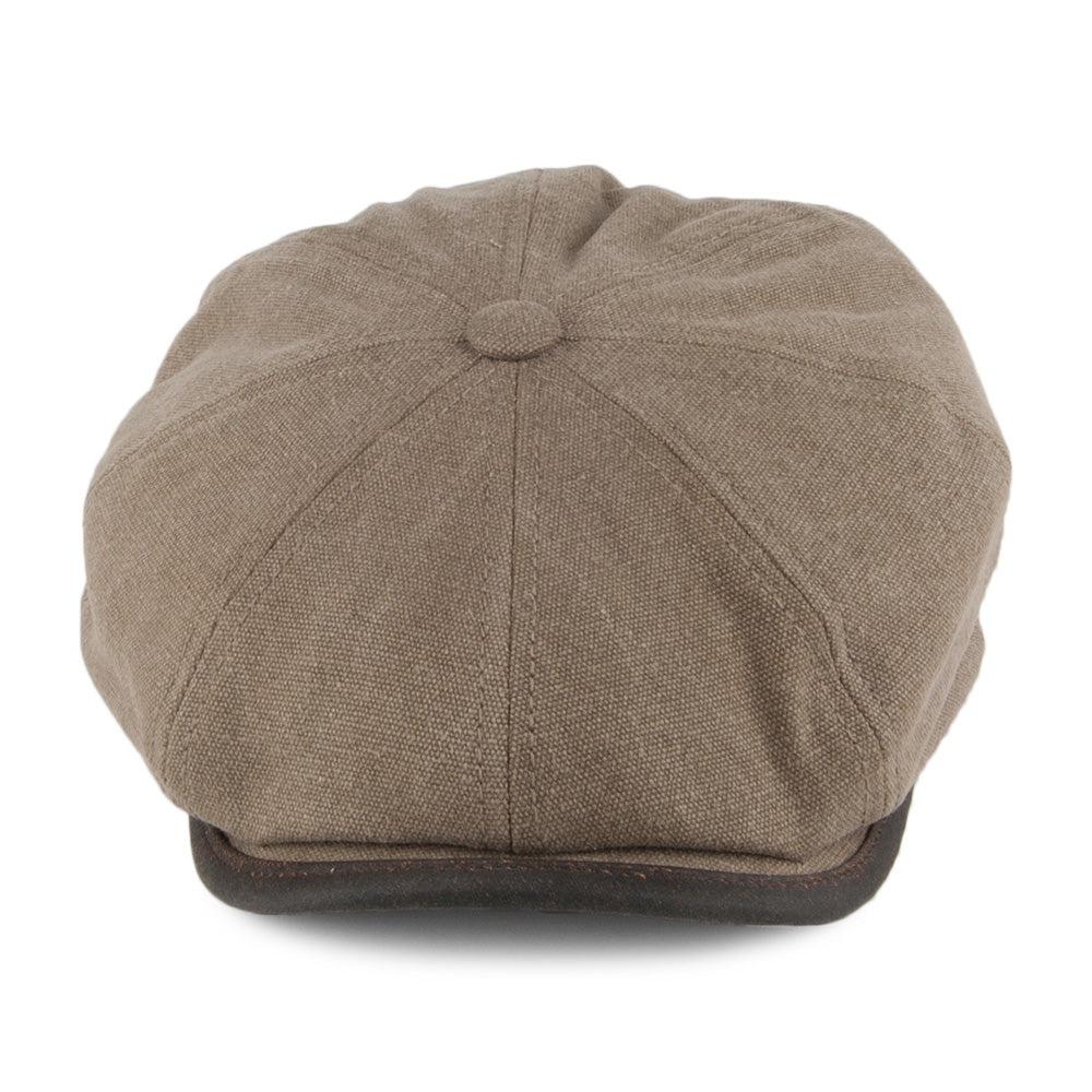 Gorra Newsboy Seward de tejido suave de Stetson - Oliva