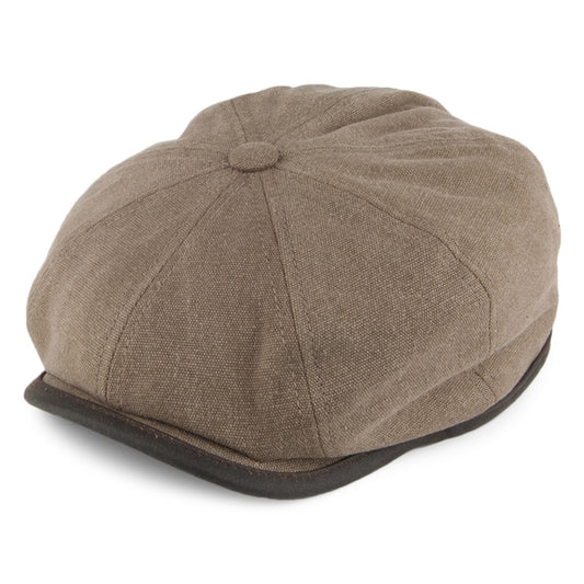 Gorra Newsboy Seward de tejido suave de Stetson - Oliva