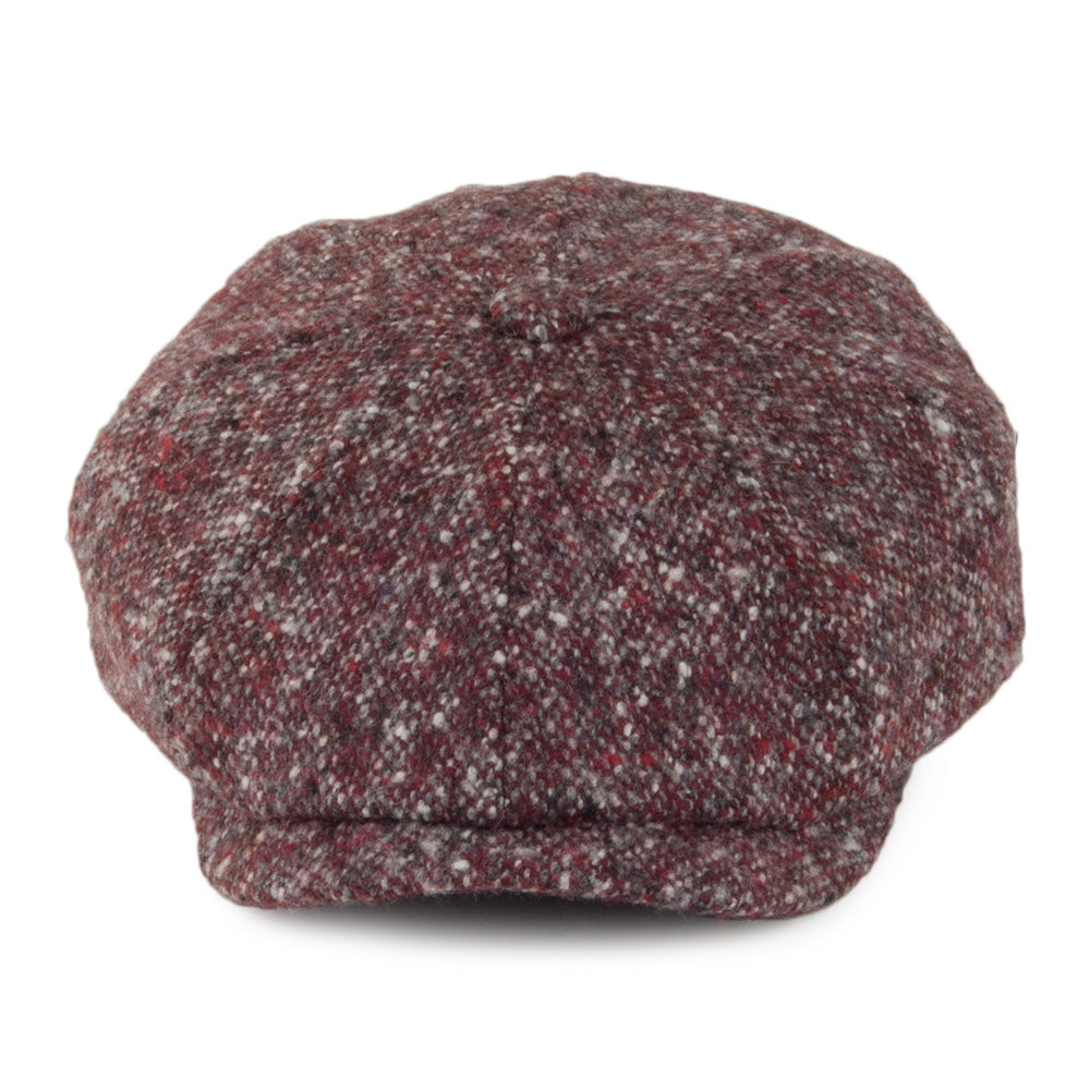 Gorra Newsboy Hatteras de Tweed Donegal de Stetson - Vino