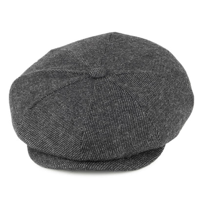Gorra Newsboy Galvin de sarga de lana de Bailey - Antracita