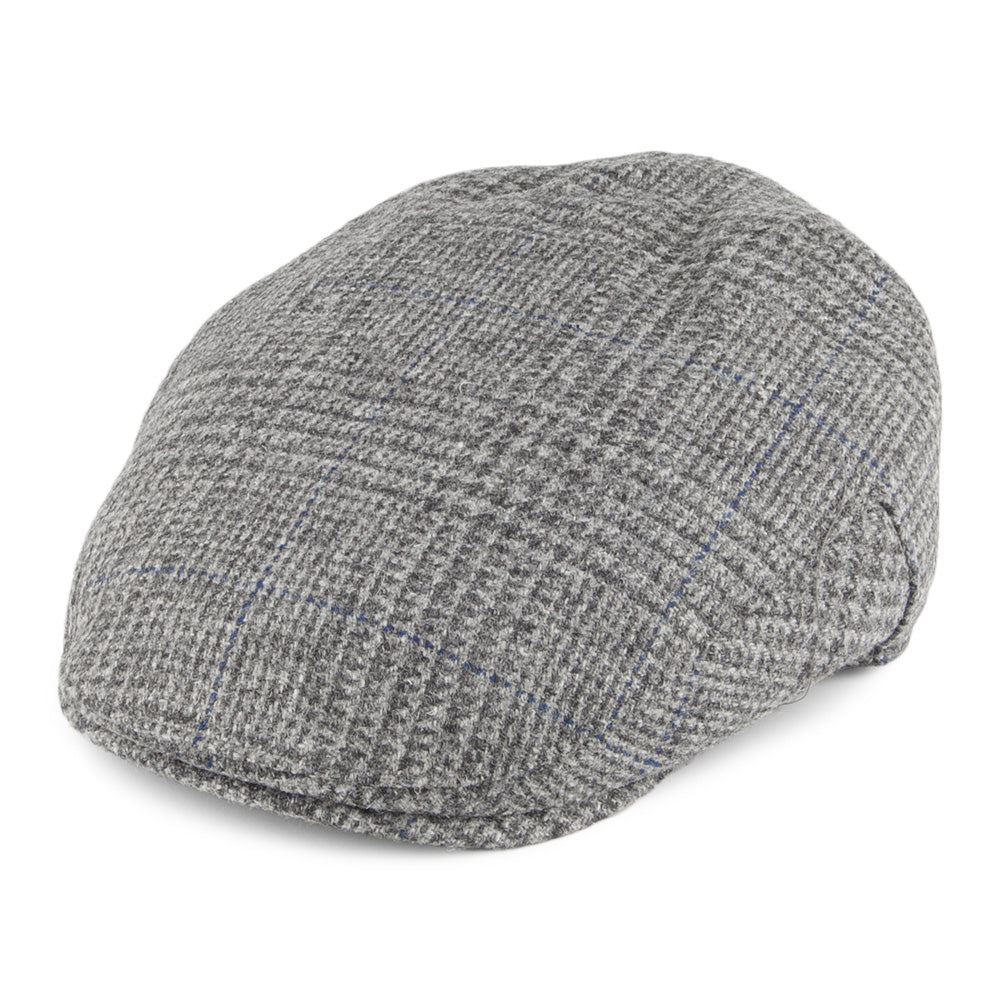 Gorra plana Balmoral de Country Tweed de Christys - Gris