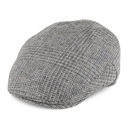Gorra plana Balmoral de Country Tweed de Christys - Gris