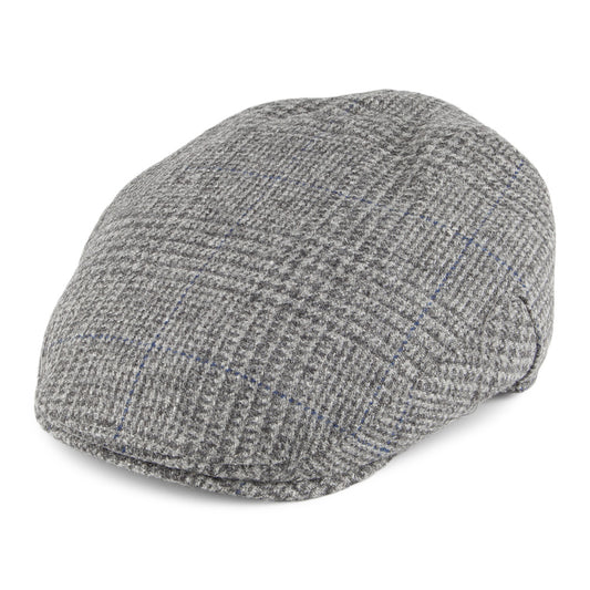 Gorra plana Balmoral de Country Tweed de Christys - Gris