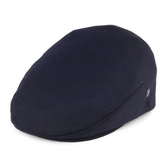 Gorra plana de lana Loden de City Sport - Azul Marino