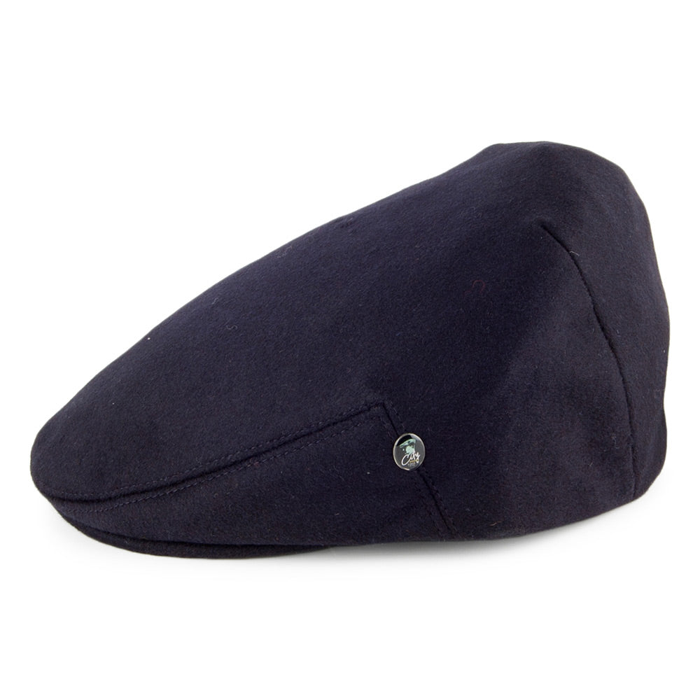Gorra Plana de cachemira pura de City Sport - Negro
