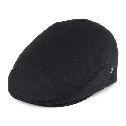 Gorra Plana de cachemira pura de City Sport - Negro