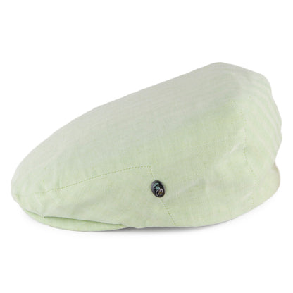 Gorra plana diseño de espiga de lino-algodón de City Sport - Menta