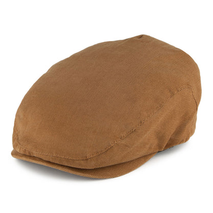 Gorra plana Hooligan de pana de Brixton - Beige Arena