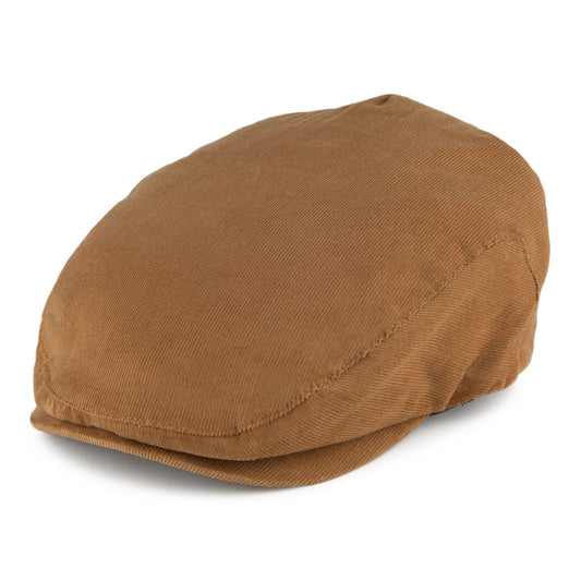 Gorra plana Hooligan de pana de Brixton - Beige Arena