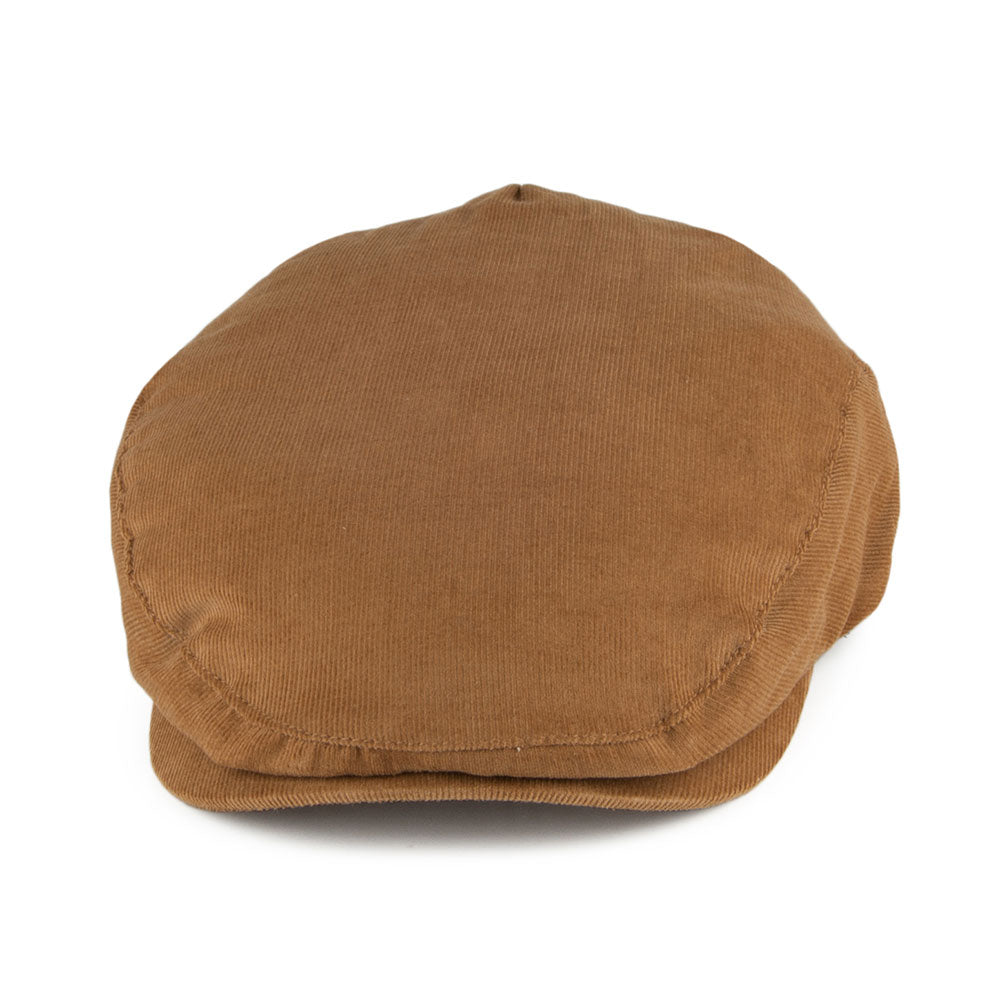 Gorra plana Hooligan de pana de Brixton - Beige Arena