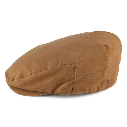 Gorra plana Hooligan de pana de Brixton - Beige Arena