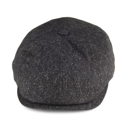 Gorra Newsboy Hudson mezcla de seda de Failsworth - Negro