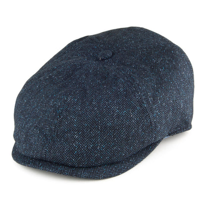 Gorra Newsboy Hudson mezcla de seda de Failsworth - Azul