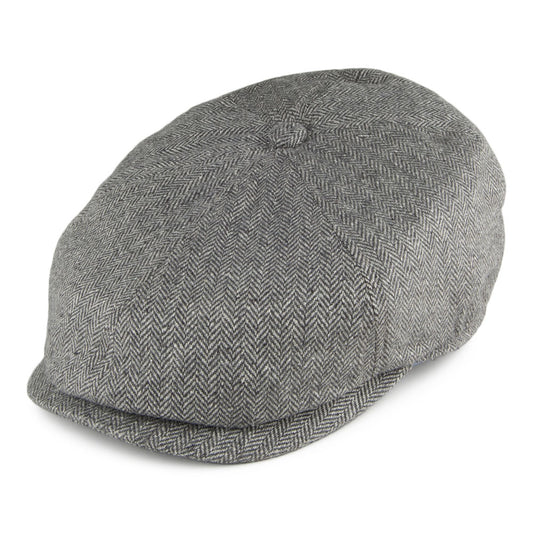 Gorra Newsboy Hudson mezcla de seda de Failsworth - Gris