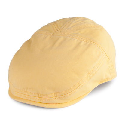 Gorra plana Paradise de algodón de Stetson - Amarillo