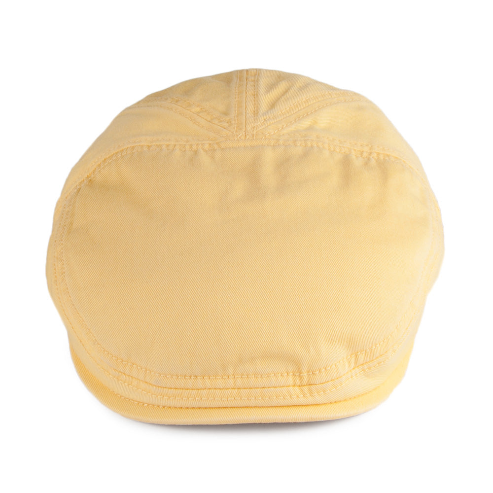 Gorra plana Paradise de algodón de Stetson - Amarillo