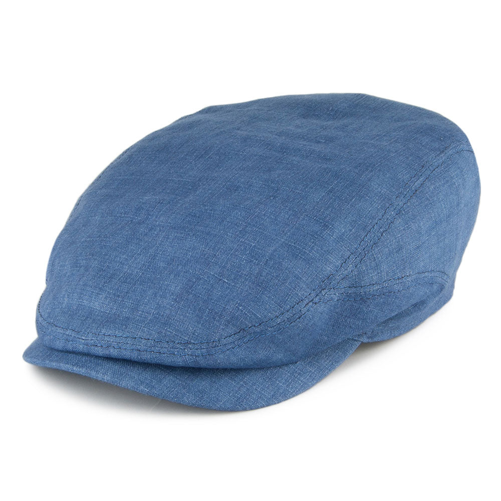 Gorra plana Driver de lino de Stetson - Vaquero