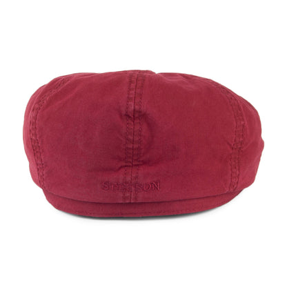 Gorra Newsboy Hatteras algodón orgánico de Stetson Hats - Burdeos
