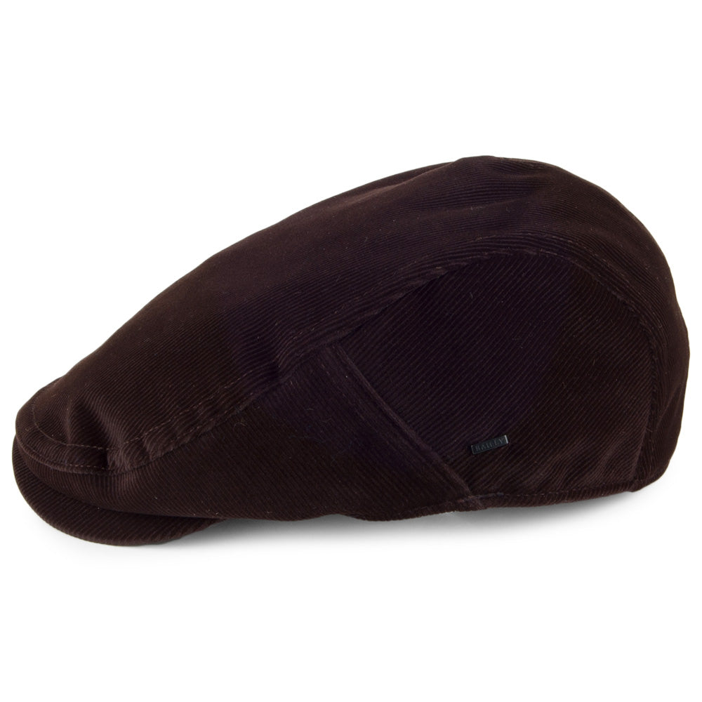 Gorra plana Anthem de terciopelo de Bailey - Chocolate