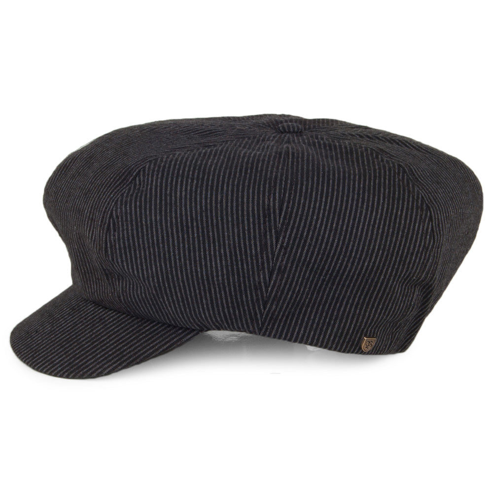Gorra Newsboy Cal de Brixton - Azul Marino-Gris
