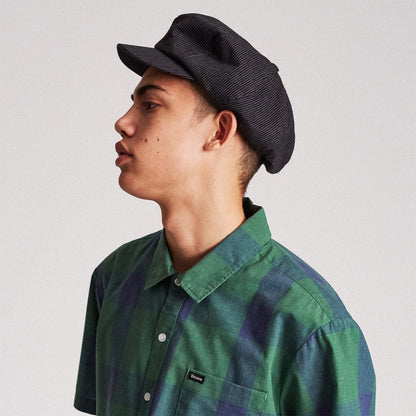 Gorra Newsboy Cal de Brixton - Azul Marino-Gris