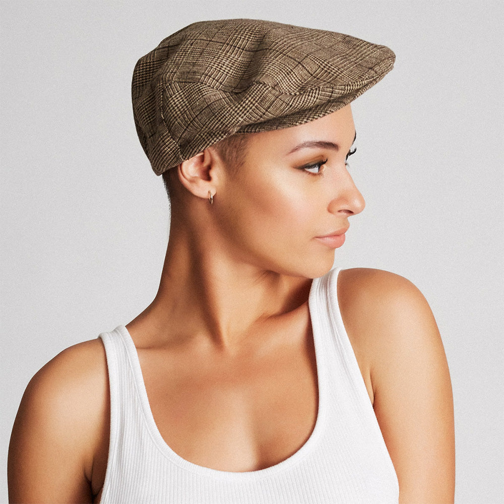 Gorra plana Barrel de Brixton - Beige