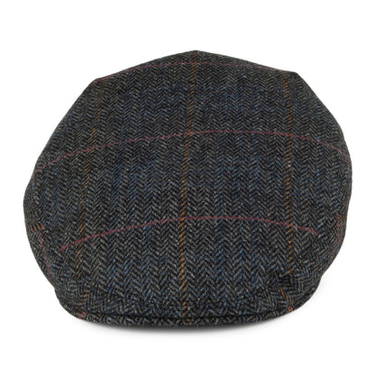 Gorra plana de lana espiga a cuadros de City Sport - Gris