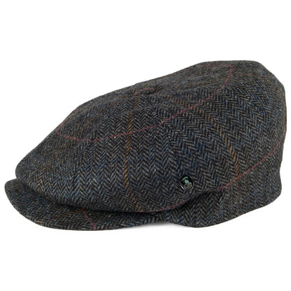 Gorra Newsboy diseño de espiga de lana de City Sport - Gris