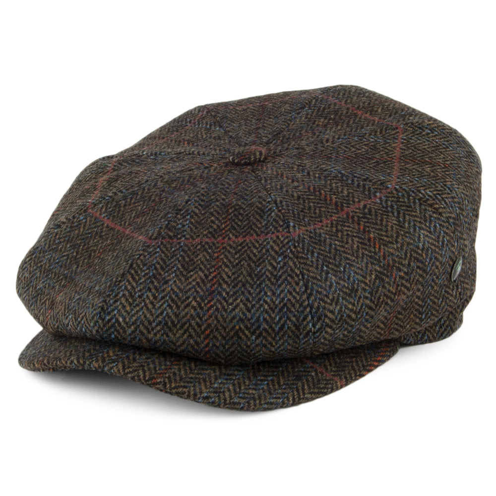 Gorra Newsboy diseño de espiga de City Sport - Verde Oliva