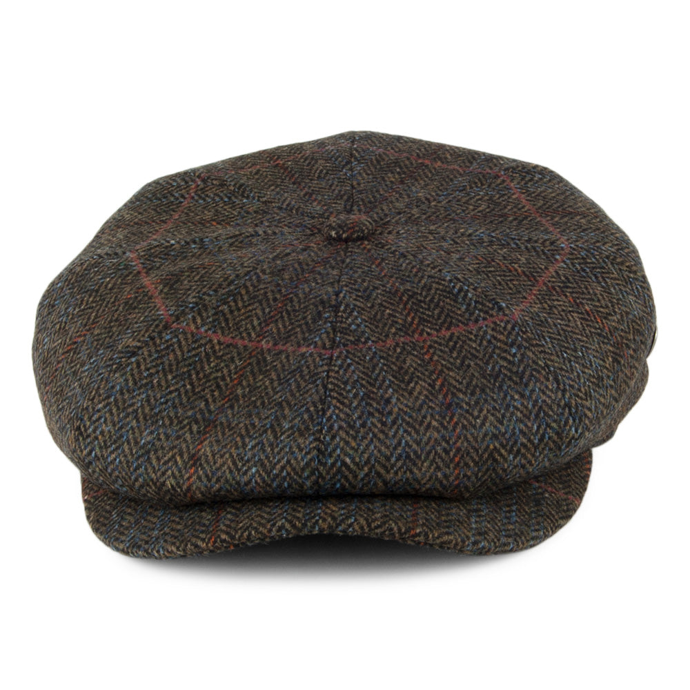 Gorra Newsboy diseño de espiga de City Sport - Verde Oliva