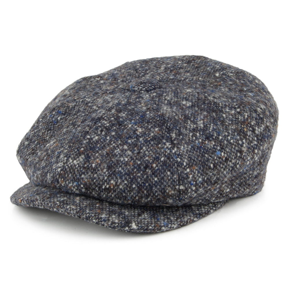 Gorra de Tweed Donegal Marl de City Sport - Azul-Gris