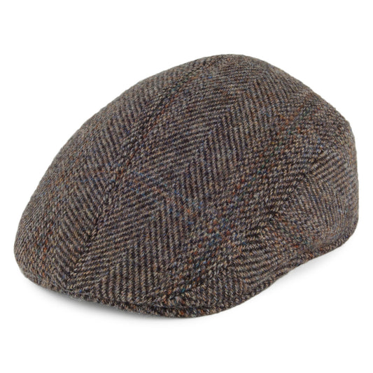 Gorra plana Ascot de HARRIS TWEED de Crambes - Beige