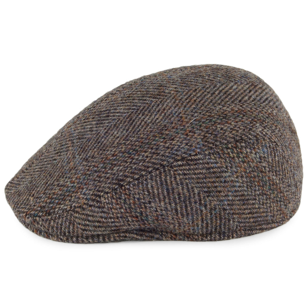 Gorra plana Ascot de HARRIS TWEED de Crambes - Beige