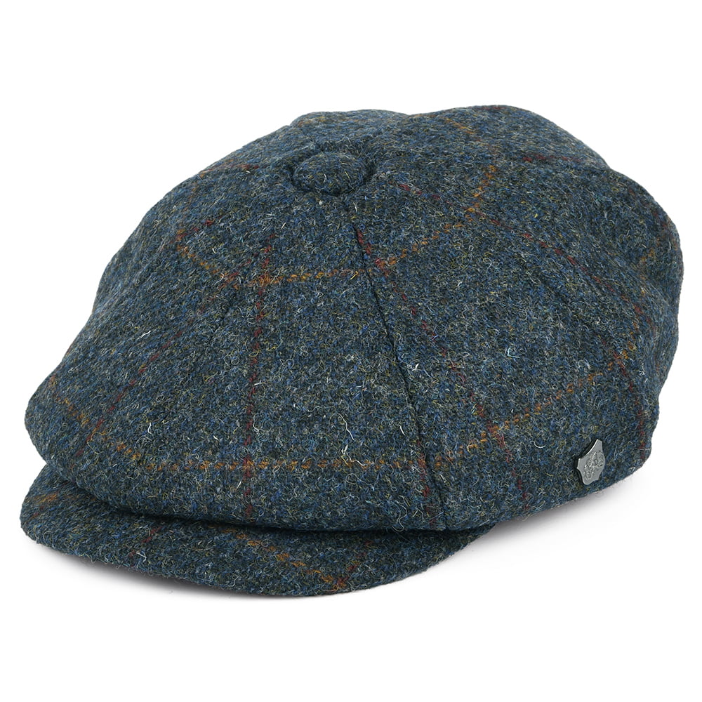 Newsboy Carloway Windowpane lana Failsworth - Tonalidades azuladas