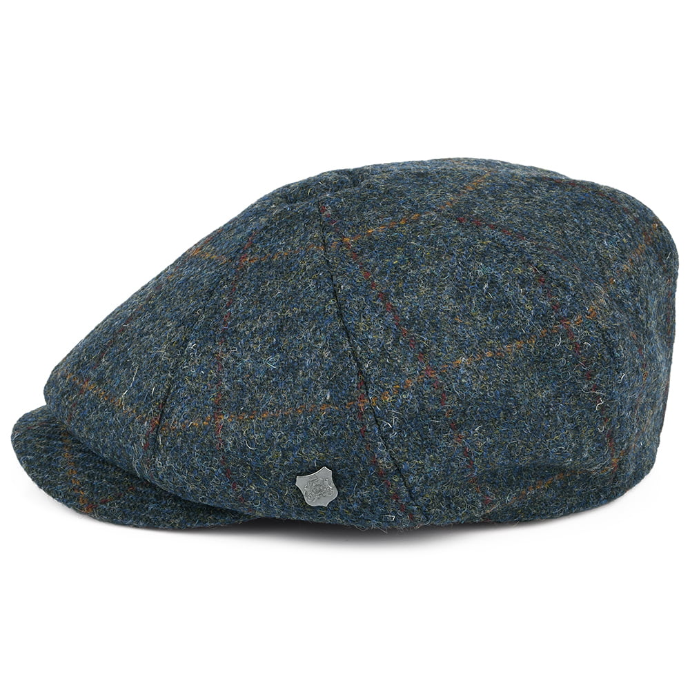 Newsboy Carloway Windowpane lana Failsworth - Tonalidades azuladas