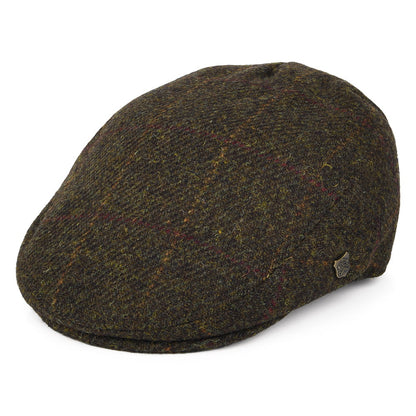Gorra plana Stornoway de HARRIS TWEED a cuadros de Failsworth - Turba