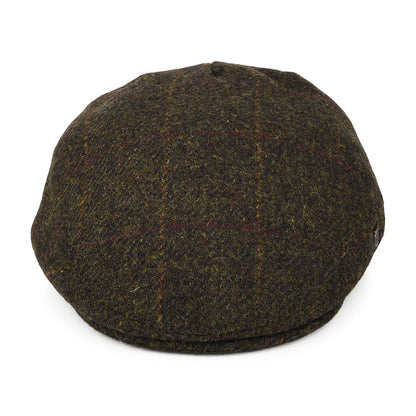Gorra plana Stornoway de HARRIS TWEED a cuadros de Failsworth - Turba