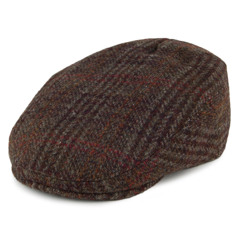 Gorra plana lana Stornoway HARRIS TWEED Glen de Failsworth - Mezcla Verde