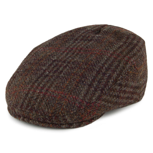 Gorra plana lana Stornoway HARRIS TWEED Glen de Failsworth - Mezcla Verde