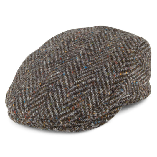 Gorra plana Longford de Tweed Donegal de Failsworth - Turba