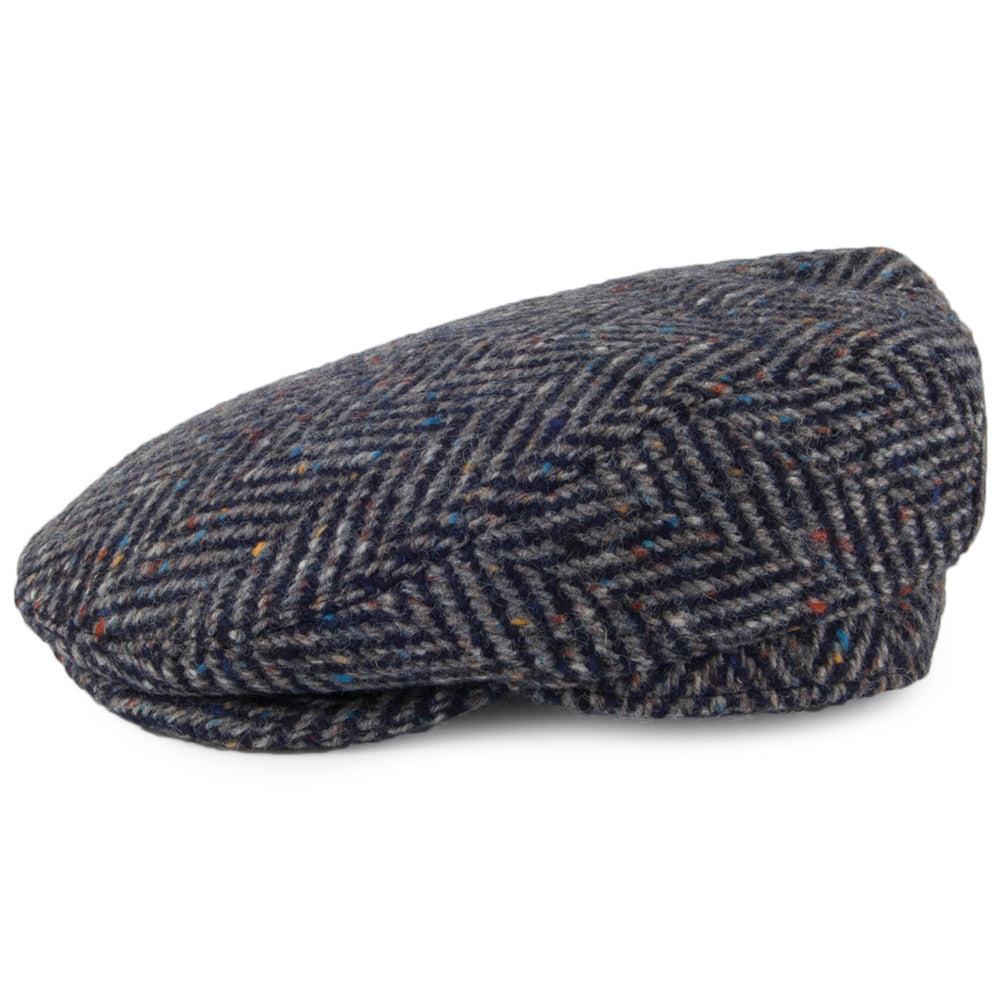 Gorra plana Longford de Tweed Donegal de Failsworth - Mezcla de grises