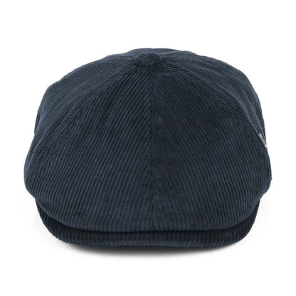 Gorra Newsboy Hudson de pana de pana de Failsworth - Azul Marino